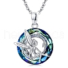 Alloy & Crystal Pendant Necklaces PW-WGAFBEC-01-1