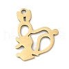201 Stainless Steel Pendants STAS-F316-29G-01-1