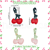  2Pcs 2 Colors PU Leather Pendant Decorations FIND-NB0005-31-2