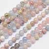 Natural Morganite Round Bead Strands X1-G-I159-6mm-1