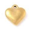 304 Stainless Steel Heart Pendants STAS-R162-01G-05-1