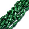 Synthetic Malachite Beads Strands G-E576-37-1