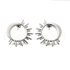 304 Stainless Steel Stud Earrings EJEW-B140-01P-4
