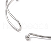 304 Stainless Steel Expandable Bangle for Girl Women BJEW-C003-01P-3