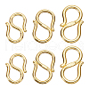   6Pcs 3 Styles 925 Sterling Silver S-Hook Clasps FIND-PH0018-34-1