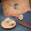 CRASPIRE 3Pcs 3 Style Wax Seal Brass Stamp Head DIY-CP0006-39-6