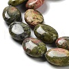 Natural Unakite Beads Strands G-L164-A-33-4