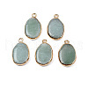 Natural Green Aventurine Pendants G-N326-130-04-1