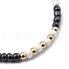Adjustable Nylon Cord Braided Bead Bracelets BJEW-JB05480-05-2
