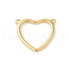 Brass Connector Charms KK-V016-11G-1