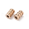 Ion Plating(IP) 304 Stainless Steel Tube Beads STAS-WH0055-03RG-2