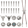   Alloy Bolo Tie Slide Clasps DIY-PH0022-64-1