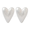 304 Stainless Steel Plastic Imitation Pearl Stud Earrings EJEW-R030-01G-04-4