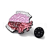 Dont's Think Feel It Brain Alloy Enamel Pin Broochs JEWB-C029-07C-EB-3