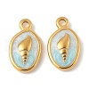304 Stainless Steel Enamel Pendants STAS-U057-15G-A-1