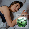 MDF Printed Wall Clock HJEW-WH0058-016-4