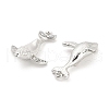 Rack Plating Alloy Pendants with Rhinestone PALLOY-Q005-06P-2