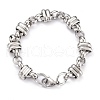 Tarnish Resistant 304 Stainless Steel Link Chain Bracelets X-BJEW-Z011-01P-1