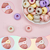SOFPLATE 100Pcs Opaque Acrylic Beads MACR-SP0001-35-6