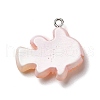 Opaque Resin Pendants RESI-D055-091P-01-3