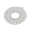 Non-Tarnish 304 Stainless Steel Connector Charms STAS-K257-33P-2