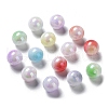 Two Tone Opaque Acrylic Beads SACR-P024-01B-M-1