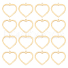 Beebeecraft 30PCS 201 Stainless Steel Pendants STAS-BBC0002-34-1