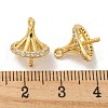 Brass Micro Pave Cubic Zirconia Pendants FIND-Z030-09G-3