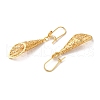 Rack Plating Brass Earrings EJEW-U012-08G-2