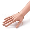 Faceted Round Natural Tourmaline Beaded Bracelets BJEW-JB05768-02-5