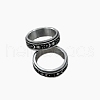 Stainless Steel Rotating Fidget Band Ring MATO-PW0001-059E-05-1