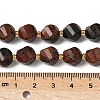 Natural Mahogany Obsidian Beads Strands G-U023-A12-01-5