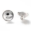 Brass Bead Cap Pendant Bails KK-H759-30B-S-3