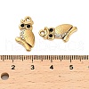 304 Stainless Steel Rhinestone Pendant STAS-U047-01G-02-3