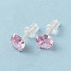 Cubic Zirconia Diamond Stud Earrings STER-M105-01C-S-1