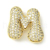 Rack Plating Brass Cubic Zirconia Pendants KK-S378-02G-M-1