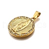 304 Stainless Steel Pendants STAS-B086-09F-G-2