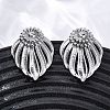 304 Stainless Steel Stud Earrings EJEW-Z098-08P-2