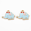 Alloy Enamel Pendants ENAM-N048-007A-2