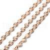 Ion Plating(IP) 304 Stainless Steel Flower Link Chains STAS-B041-08RG-1