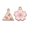Alloy Enamel Pendant ENAM-XCP0001-12-2
