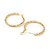 Brass Round Ring Hoop Earrings EJEW-A025-01C-2