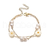Brass Cable Chain Multi-strand Bracelets BJEW-TA00647-2