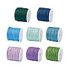 8 Rolls 8 Styles Nylon Threads NWIR-YS0001-03-11