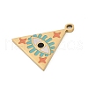 304 Stainless Steel Enamel Pendants STAS-I325-104E-G-2