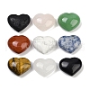 Mother's Day Gifts Heart Natural Mixed Stone Palm Stones G-C186-02-1