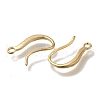 Brass Earring Hooks KK-H502-17G-2