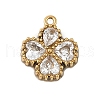 304 Stainless Steel Rhinestone Pendants STAS-E547-06A-G-1