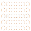 Unicraftale 40Pcs 316L Surgical Stainless Steel Hoop Earring Findings STAS-UN0053-41RG-1