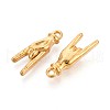304 Stainless Steel Pendants STAS-T065-21A-G-2